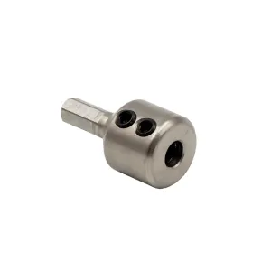 Adapter av rostfritt stål för Ø10mm vaijer