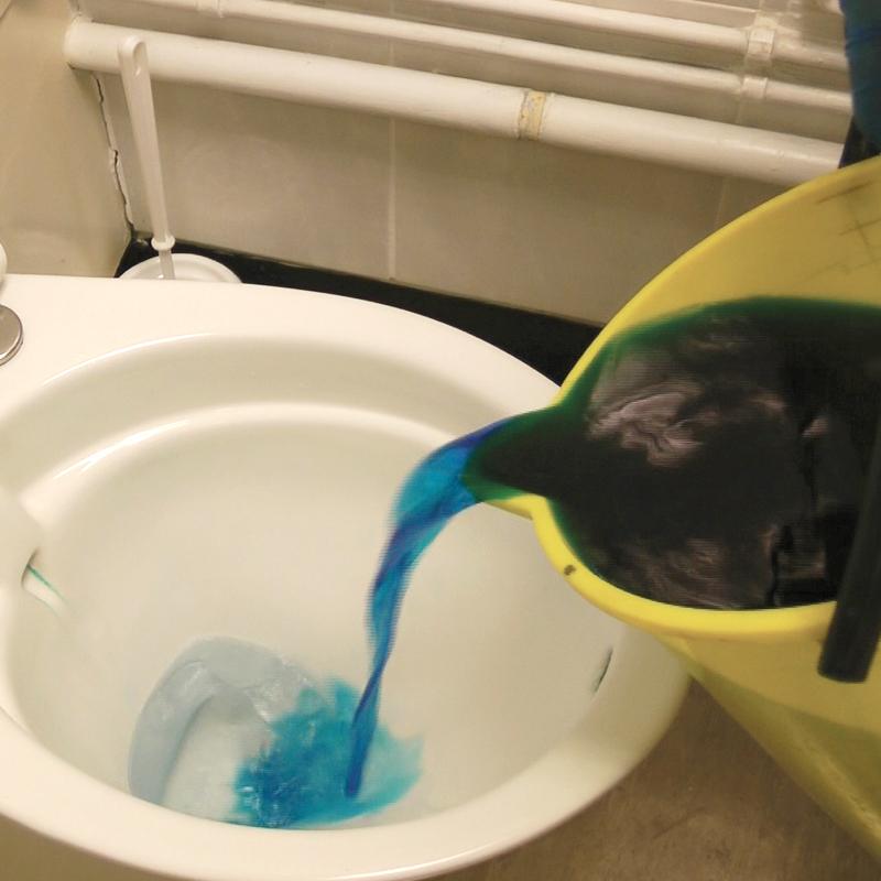 MArkerings färg för avlopp 200 g BLÅ