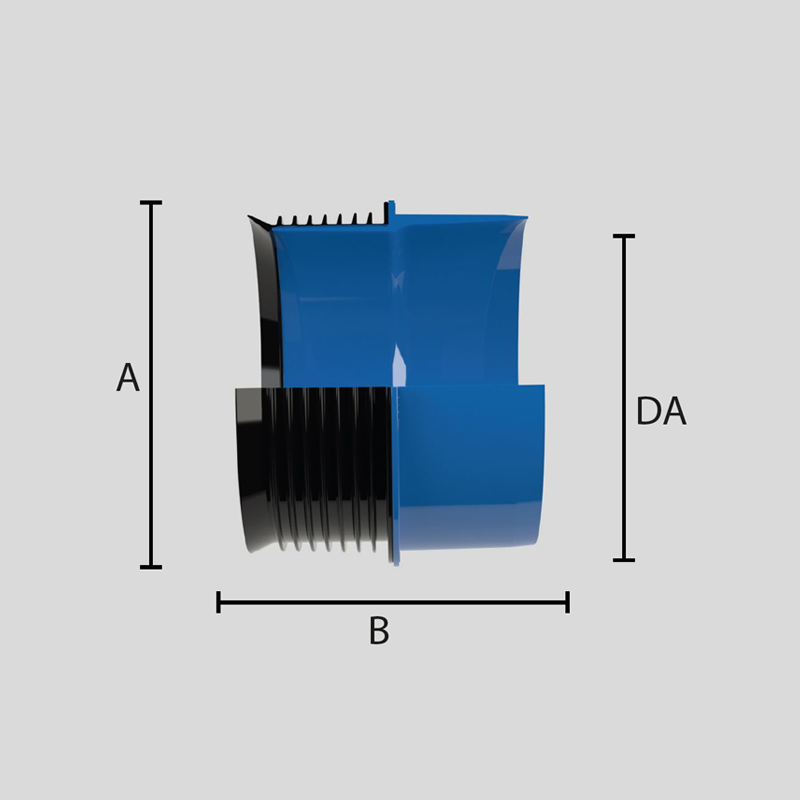 Fernco Inside/Outside-Adaptor DN150, 148 - 153 mm