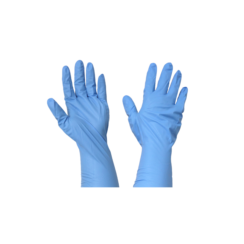 Nitrilhandske Durable 600, 300 mm, Storlek L, 100 st.